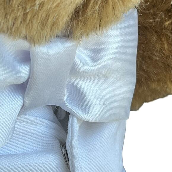 Vermont Wedding Teddy Bear Brown Groom White Tux 16” Articulating Legs Arms NICE - Picture 7 of 16